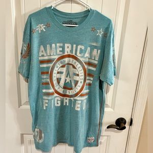 American fighter men’s tee